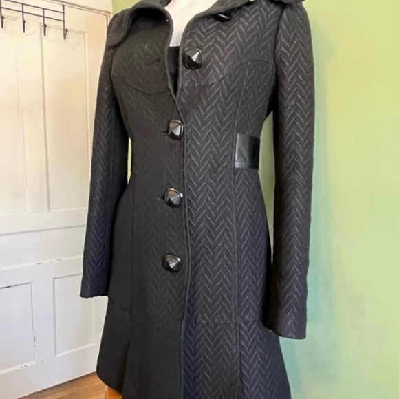 Mackage Retro Tailored Long Wool Jacket - Picture 5 of 15